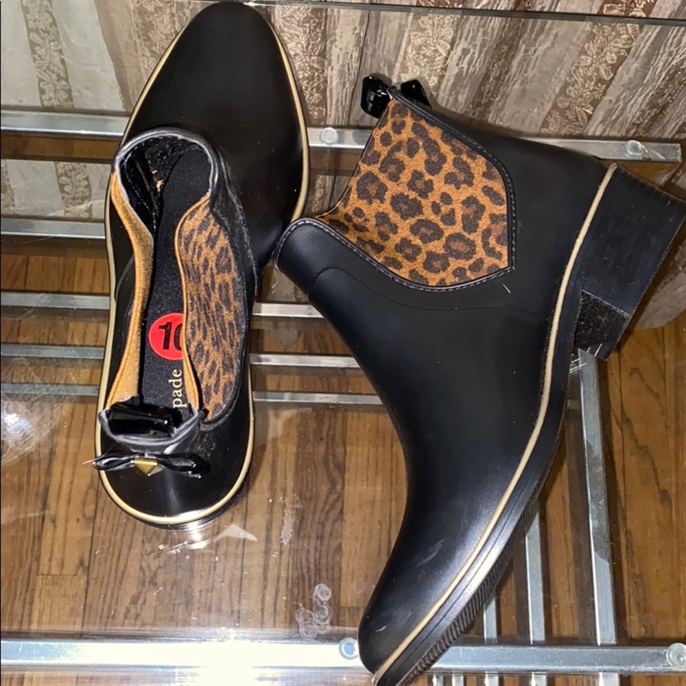Kate Spade rain boots size 10